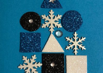 Carte de Noël - carte de vœux fait à la main