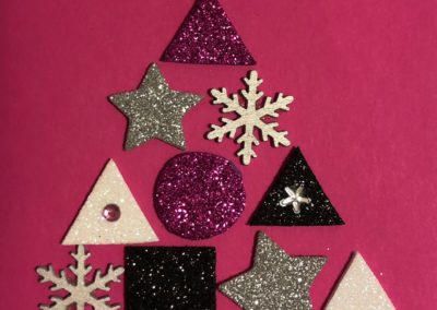 Carte de Noël - carte de vœux fait à la main