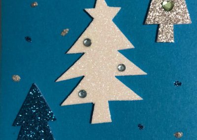 Carte de Noël - carte de vœux fait à la main