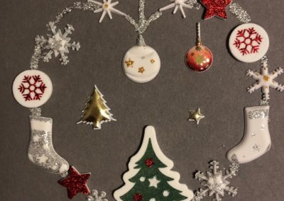 Carte de Noël - carte de vœux fait à la main