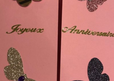 Carte d'anniversaire - carte de vœux fait à la main