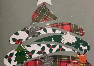 Carte de Noël - carte de vœux fait à la main