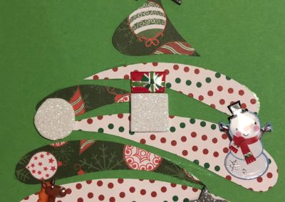 Carte de Noël - carte de vœux fait à la main