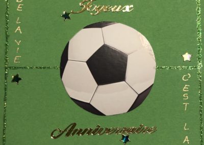 Carte d'anniversaire - carte de vœux fait à la main