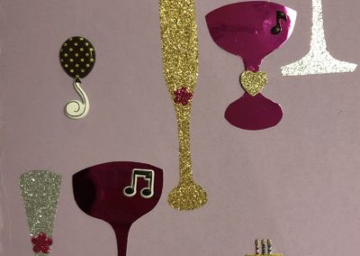 Carte d'anniversaire - carte de vœux fait à la main